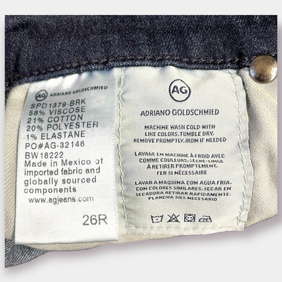 AG Adriano Goldschmied The Farrah Skinny High Rise Jeans Size 26 - Picture 7 of 7